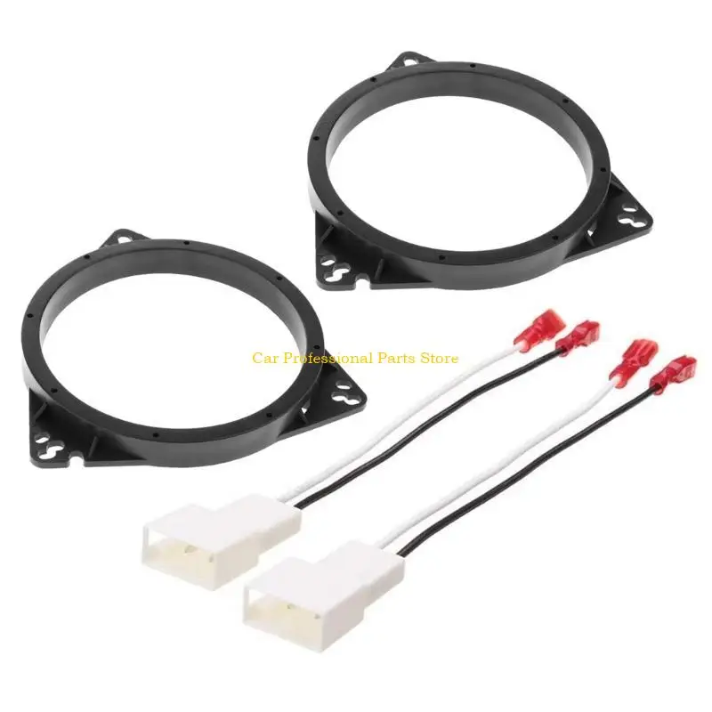

R53D 6.5in Car Horn Washer Adapter Holder Car Stereo Speaker Spacers Adaptors and Speaker Harness for BYD Great Wall