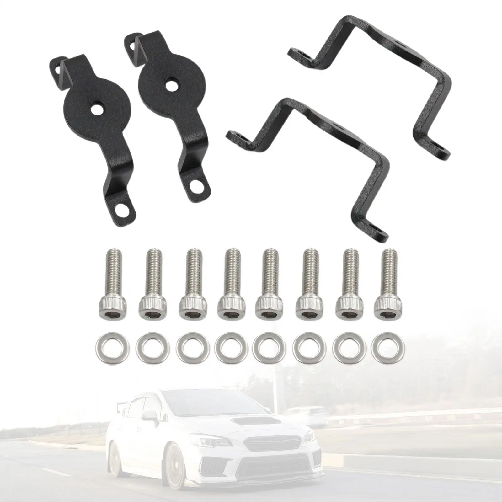 Coil Bracket Kit Easy Installation Professional Sturdy Replace Parts Black Accessory Compatible Metal for Audi TT Mki 180HP