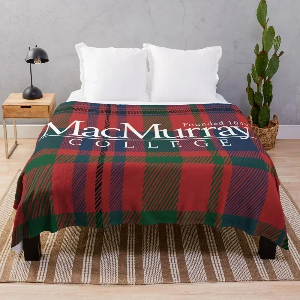 

MacMurray College Tartan Throw Blanket Thermals For Travel Sofa Throw Giant Sofa Baby Blankets