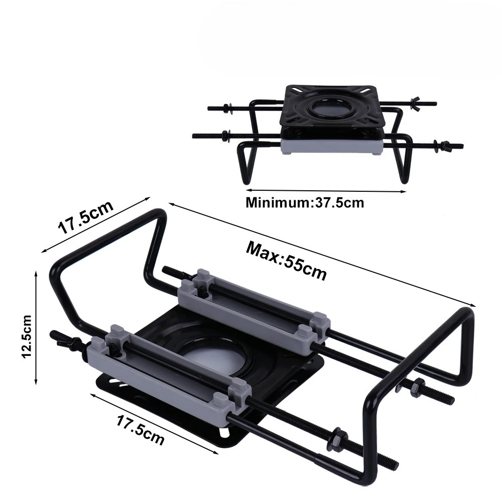 360° Rotating Seat Base for Marine Use Fast Attack Boat Modified Seat Bracket Fishing Yacht Seat Base Fiberglass