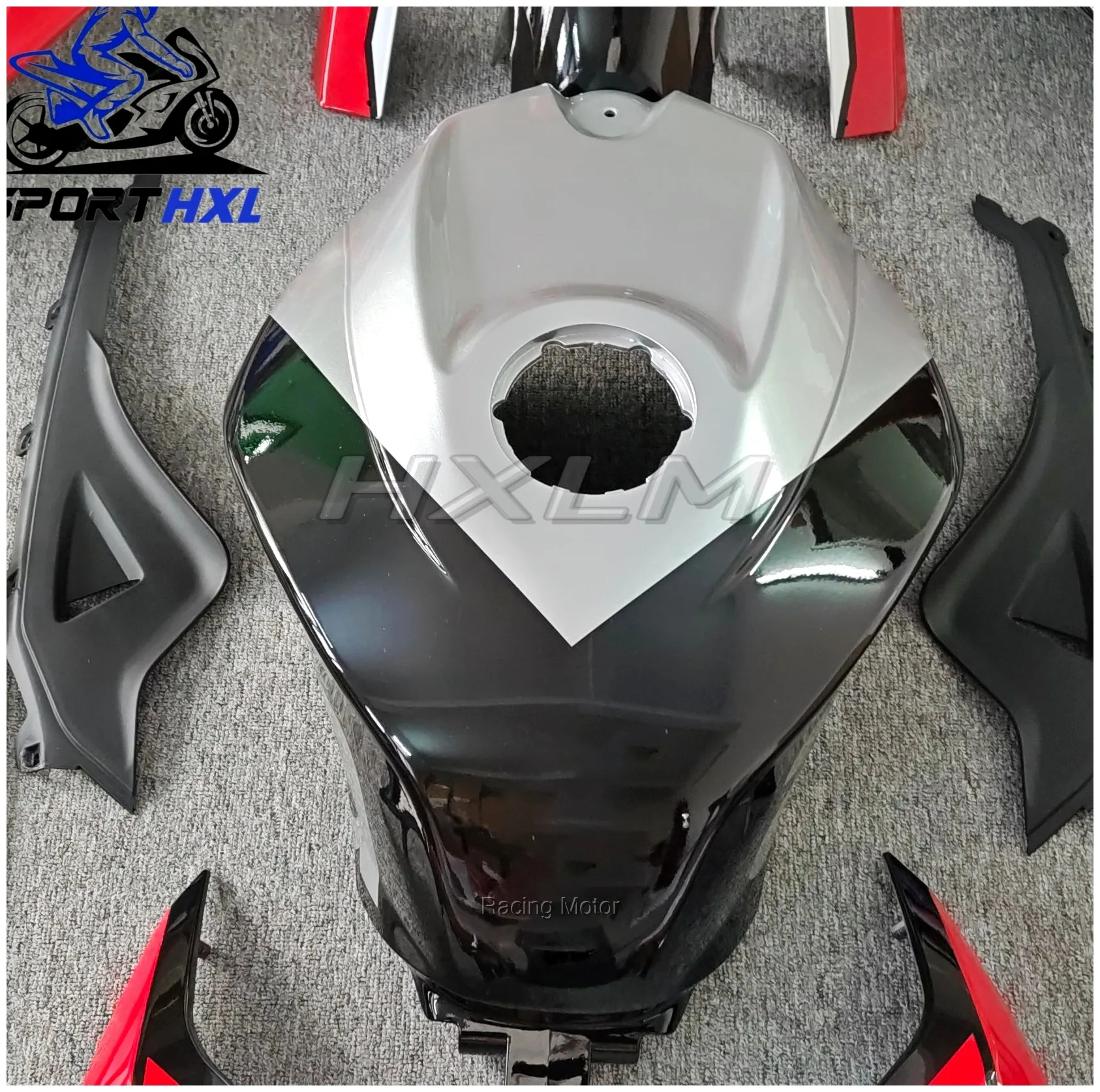 The New ABS Fairings For Aprilia RS125 RS-125 Body kit Fairing Red Black Silver | Racing Motor Store