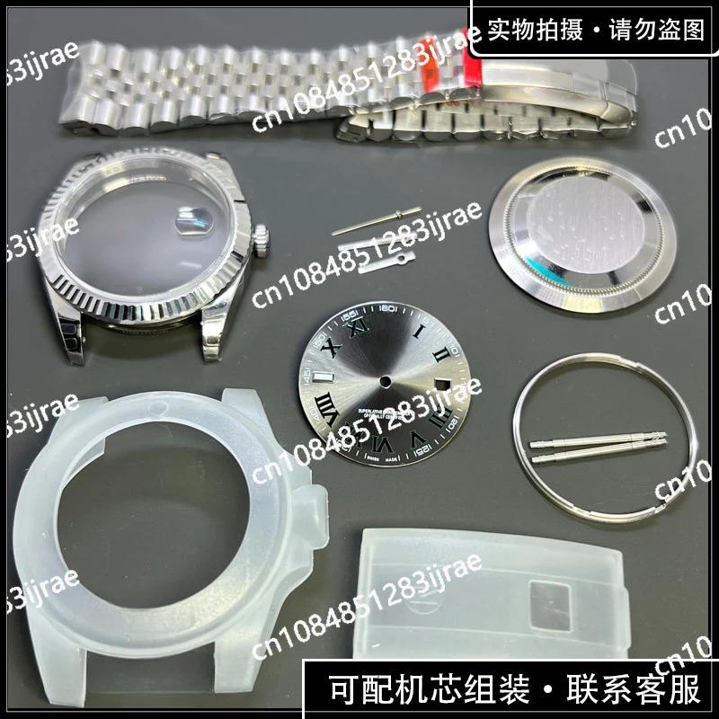 

Assembled watch accessories, watch case compatible with Swiss ETA2824 2836 3235 movement 904 steel case set 41MM