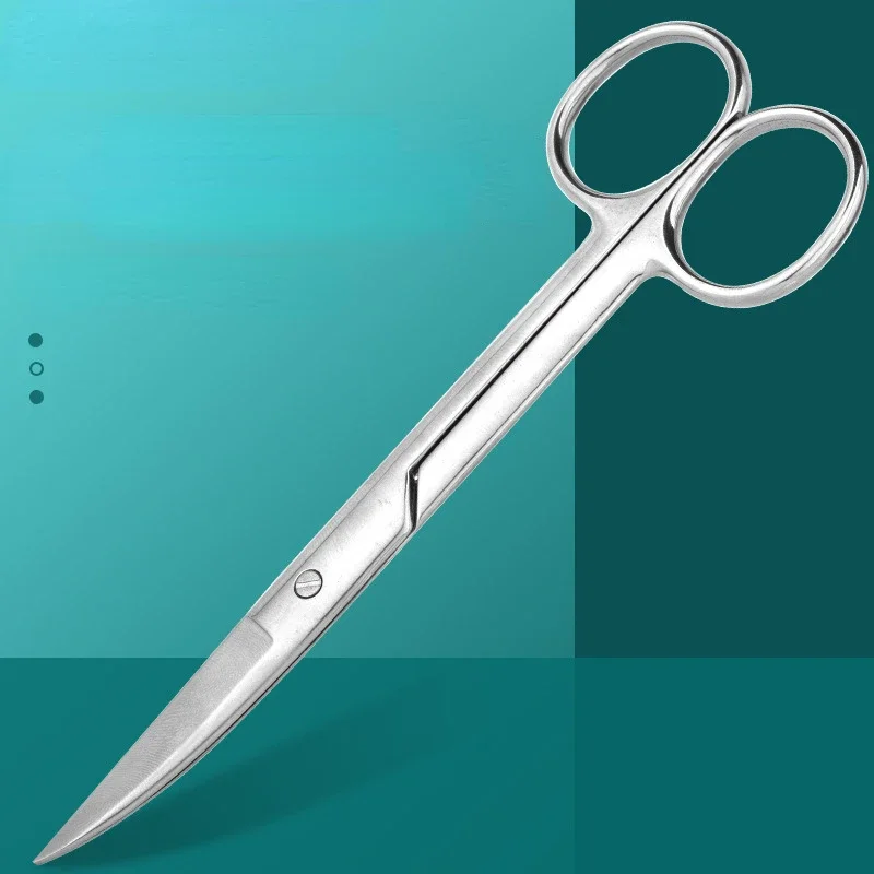 1pcs Stainless Steel Remove Suture Scissors Nurse Scissors Stitch Scissors Medical Surgical Tool Straight Curved 1pcs