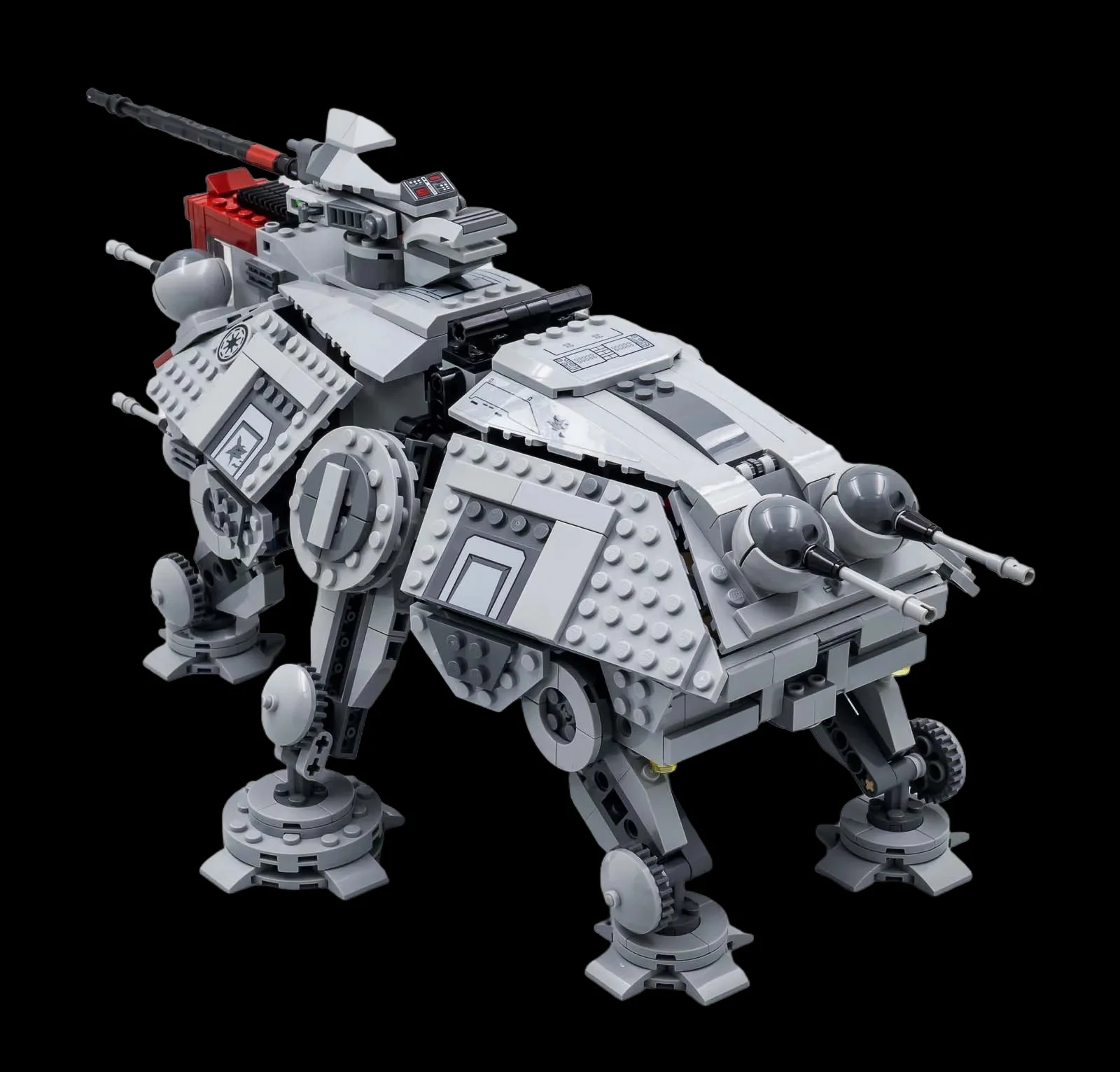 AT-TE All Terrain Walking Machine 1082PCS Building Block Model Sets Compatible with 75337 Assemble Self-locking Bricks Toy Gifts