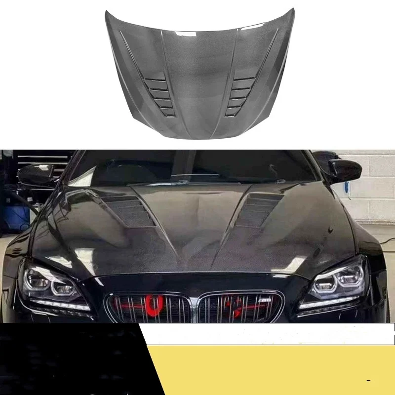 

Carbon Fiber Engine Hood for BMW 4 Series F06 M6 F12 F13 convert new style engine cover surround