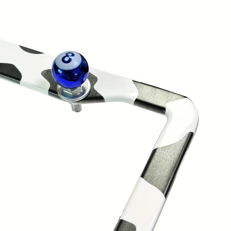 

2pcs Car License Plate Frame Bolts Easy Installation License Plate Bolts Exterior Modification For All Model License Plate Frame