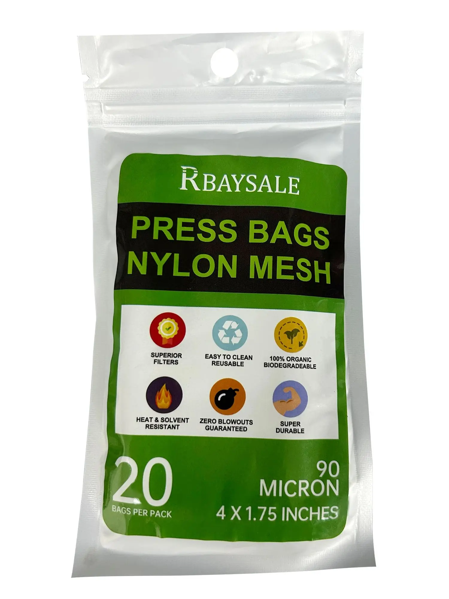 Bolsa de prensa de colofonia, bolsa de filtro de colofonia de nailon de 120um para Kit de herramientas de máquina extractora de aceite de cera, 10 Uds.