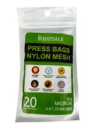 20 pcs Rosin Press Bag 90um Nylon Rosin Filter Bag For Wax Oil Exracting Machine Tool Kit