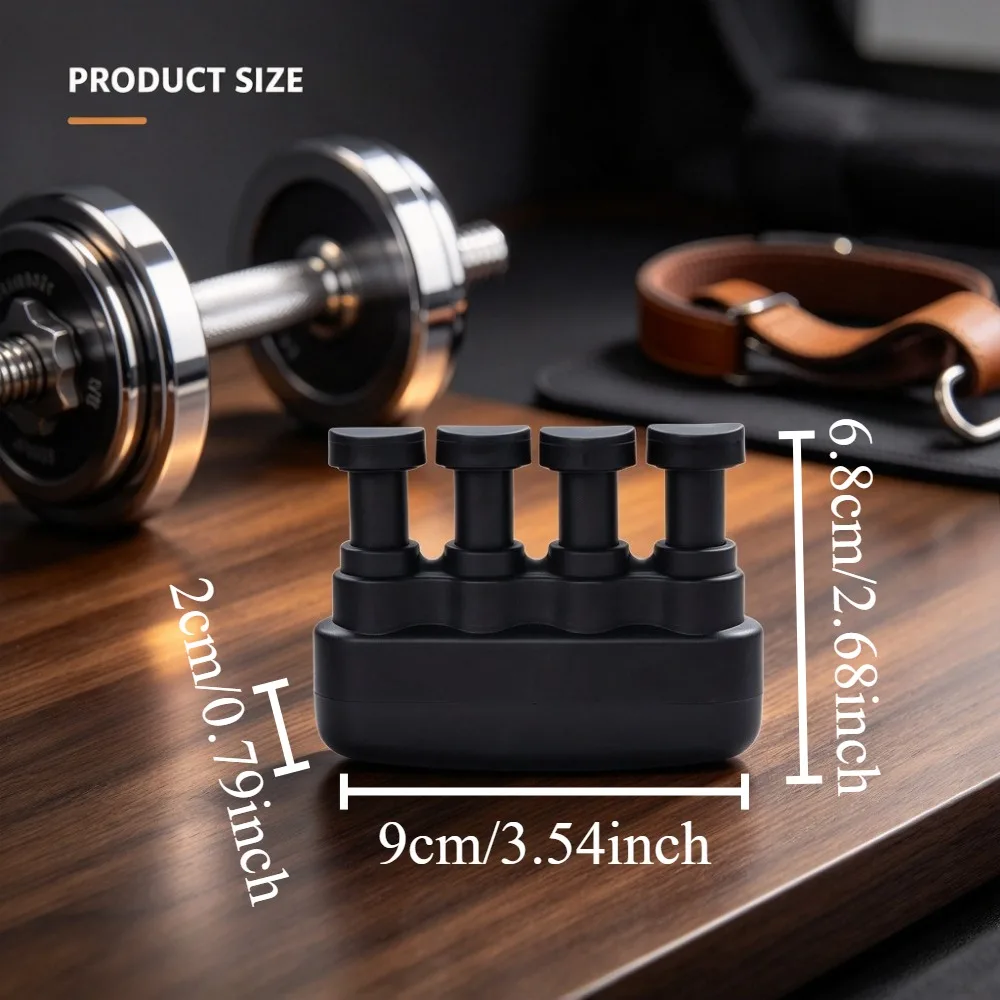 Finger Strengthener & Hand Exerciser - Heavy-Duty Construction, Ergonomic Grip Trainer for Musicians, Gymnasts