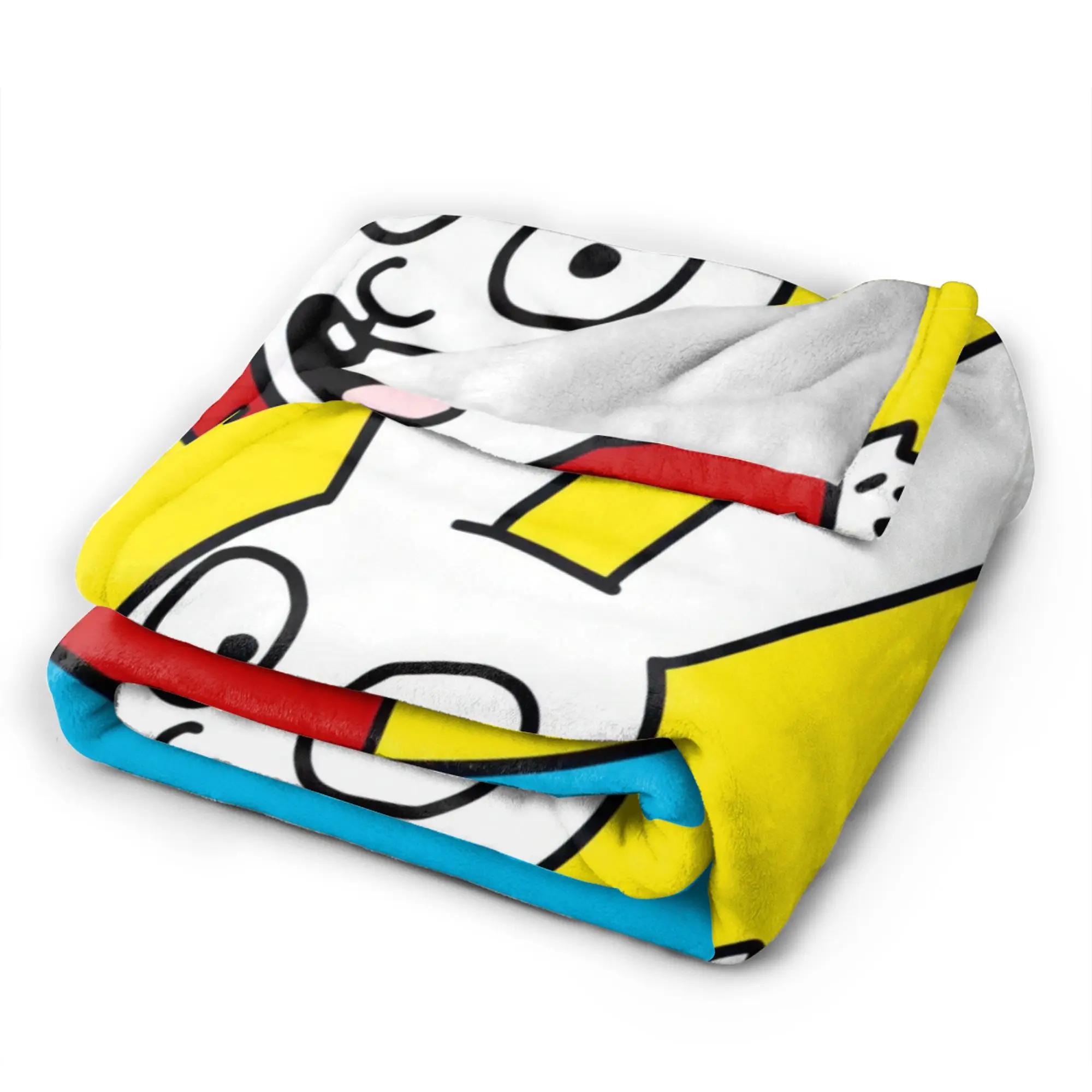 Simons Super Rabbit Flannel Blanket Spring  Warm Soft Throw Blanket for Girls Boys Couch Bed Funny Bedspread Sofa Bed Cover