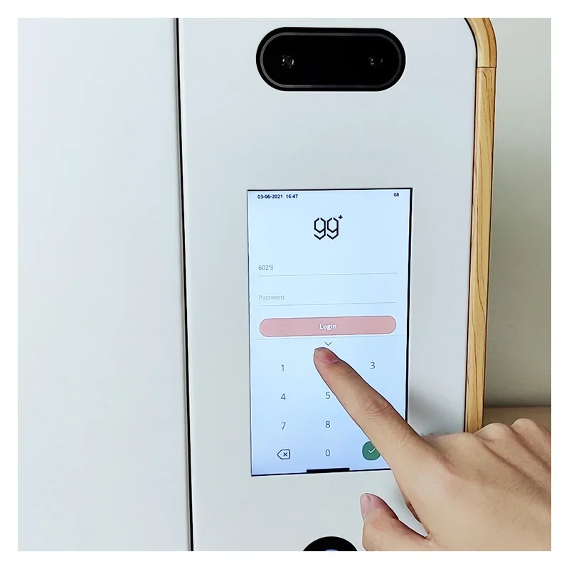 Commercial Manager Key Cabinet System Electronic Biometric Management System Keychain Tracking Device Security Key Cabinet