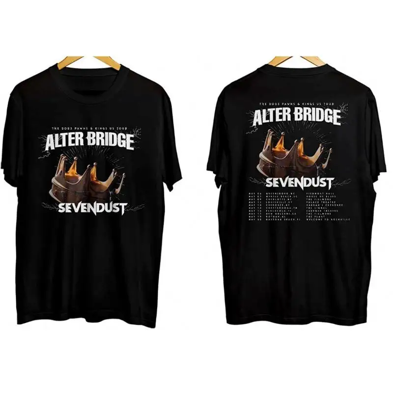 Alter Bridge Shirt The 2023 Pawns And Kings US Tour Tshirt.