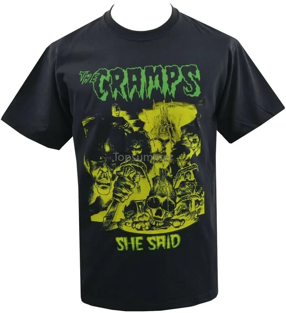 Camiseta Cramps She Said psychilly Garage Lux para hombre, ropa Interior, Hasil Adkins, S-5Xl