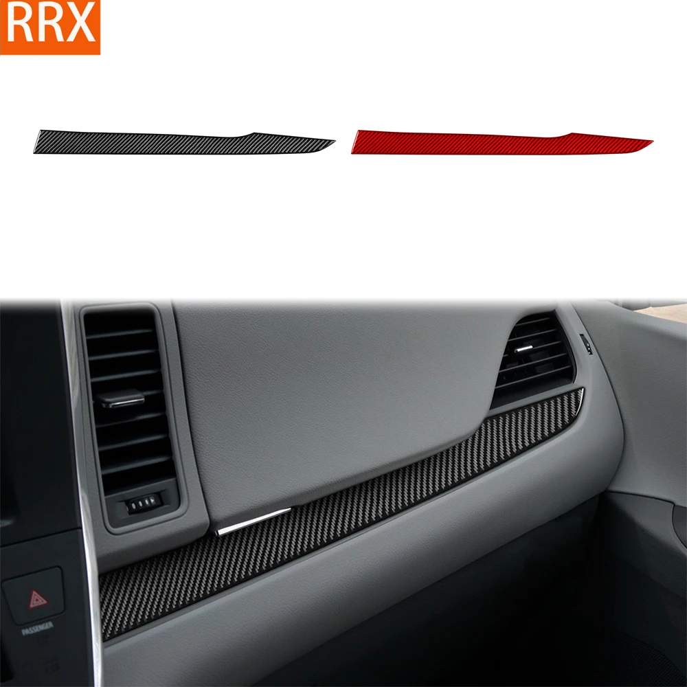 Für Toyota Sienna 2015-2020 Echtcarbon-Aufkleber für Beifahrer-Instrumententafel, Armaturenbrett, Autozubehör, Innendekoration.