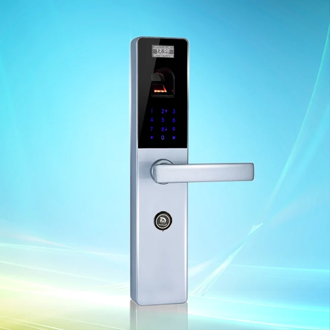 ( UL-680 )  Fingerprint and Password Door Lock Support Reversible Handle , Touch Keypad.