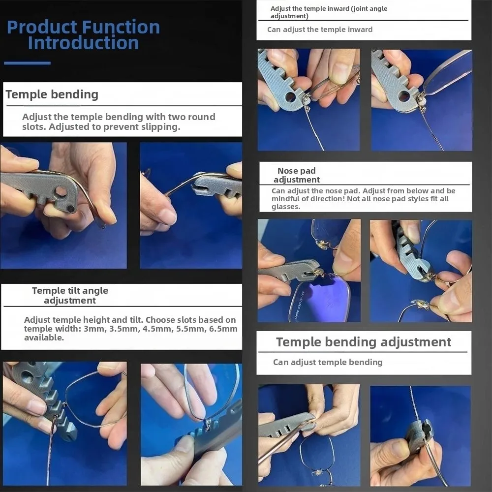 أدوات إصلاح النظارات المحمولة باليد، مجموعات أدوات يدوية مناسبة عالميًا، مجموعة إصلاح احترافية متعددة الوظائف