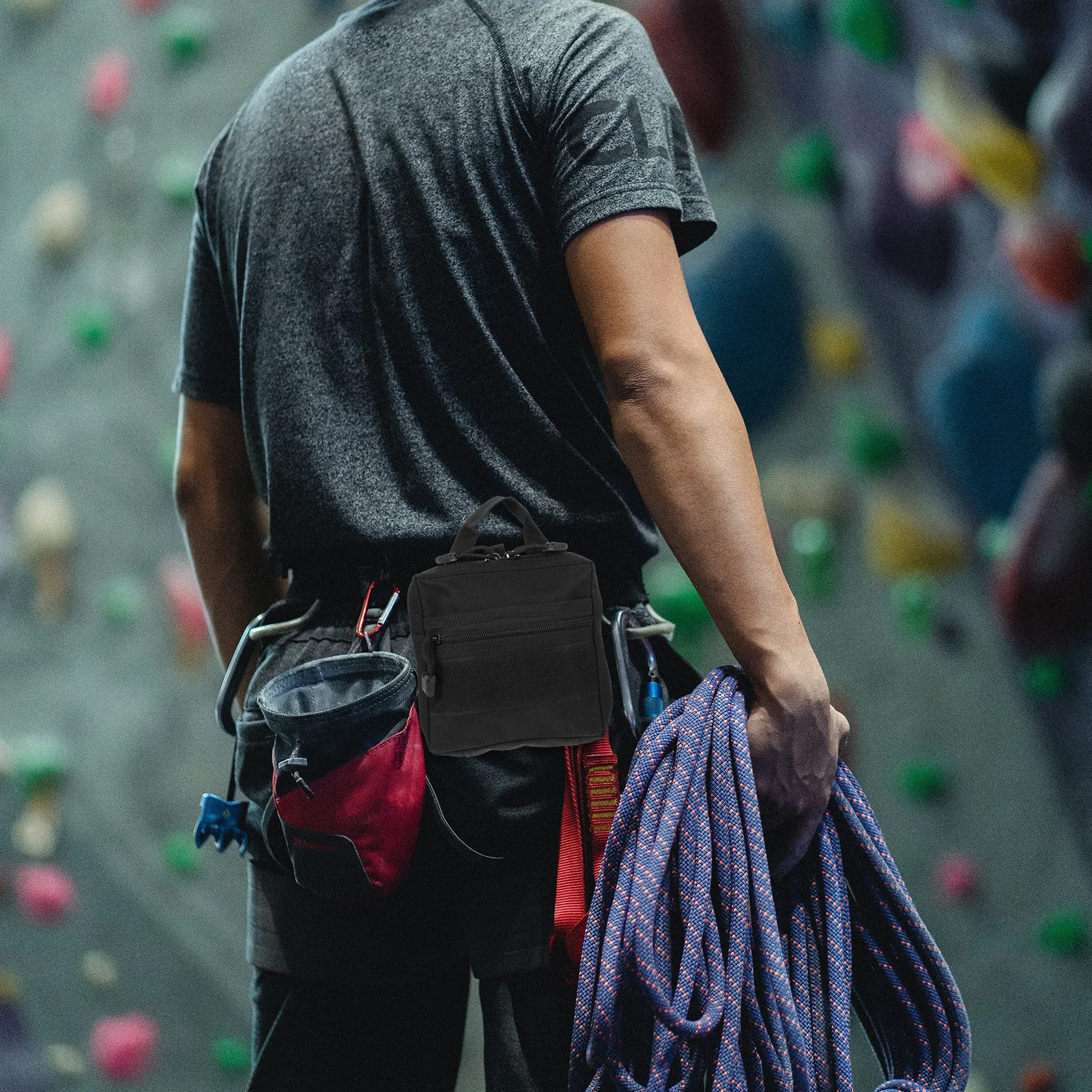 

Pocket Organizer Small Tool Pouch Outdoor Utility Storage Bag Travel Sundries Organizer Oxford Cloth Zipper Tool Pouch