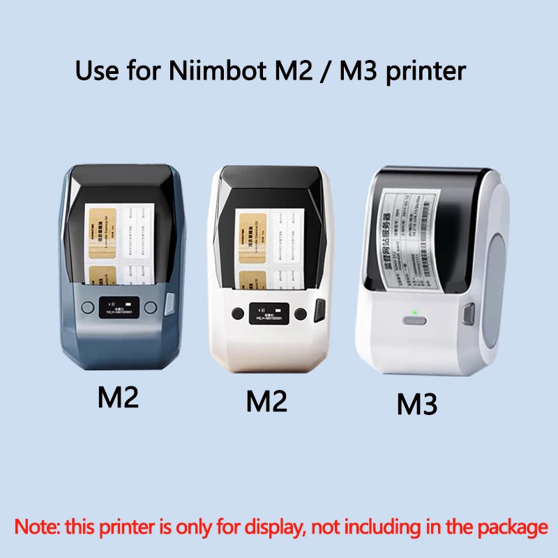 Niimbot M2/M3 Transparent Label Self-adhesive Heat Transfer Printing Paper Waterproof  Tear-resistant Clear Sealing Stickers