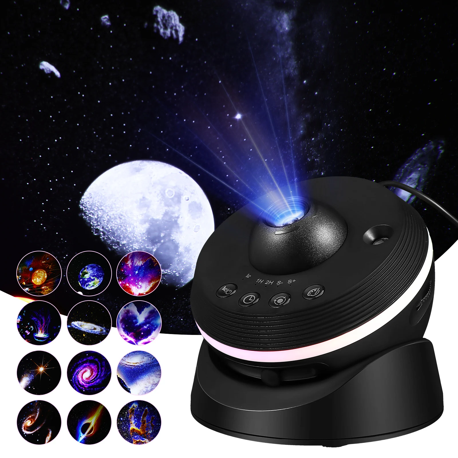 

Projection Lamp Projector Children's Creative Light Bulb Mood Lighting for Bedroom