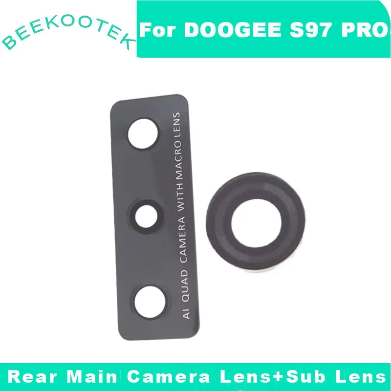 New Original DOOGEE S97 Pro Rear Main Camera Lens Cell Phone Back Sub Camera Lens Glass Cover For DOOGEE S97 Pro Smart Phone