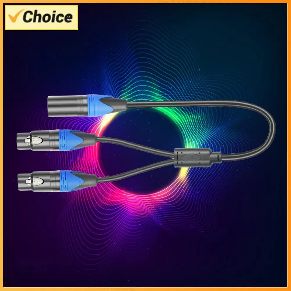 

Кабель-разветвитель XLR Y, 50 см, 1 штекер XLR на 2 гнезда XLR, разветвитель XLR Y, разветвитель для микрофона, кабель-разветвитель для микрофона