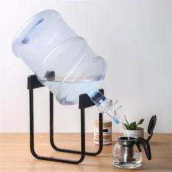 Bottled Water Stand Gallon Water Bottle Jug Dispenser Stand Rack Holder Dustproof Nozzle Tap Drinking Fountain Camping Rack