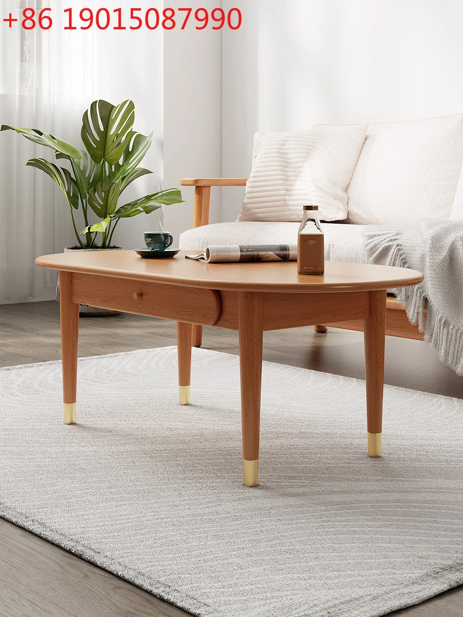 

Журнальный столик из цельного дерева, гостиная, бытовой, маленькая квартира, круглый диван, бревенчатый чайный столик, ТВ-шкаф, комбинация диванов