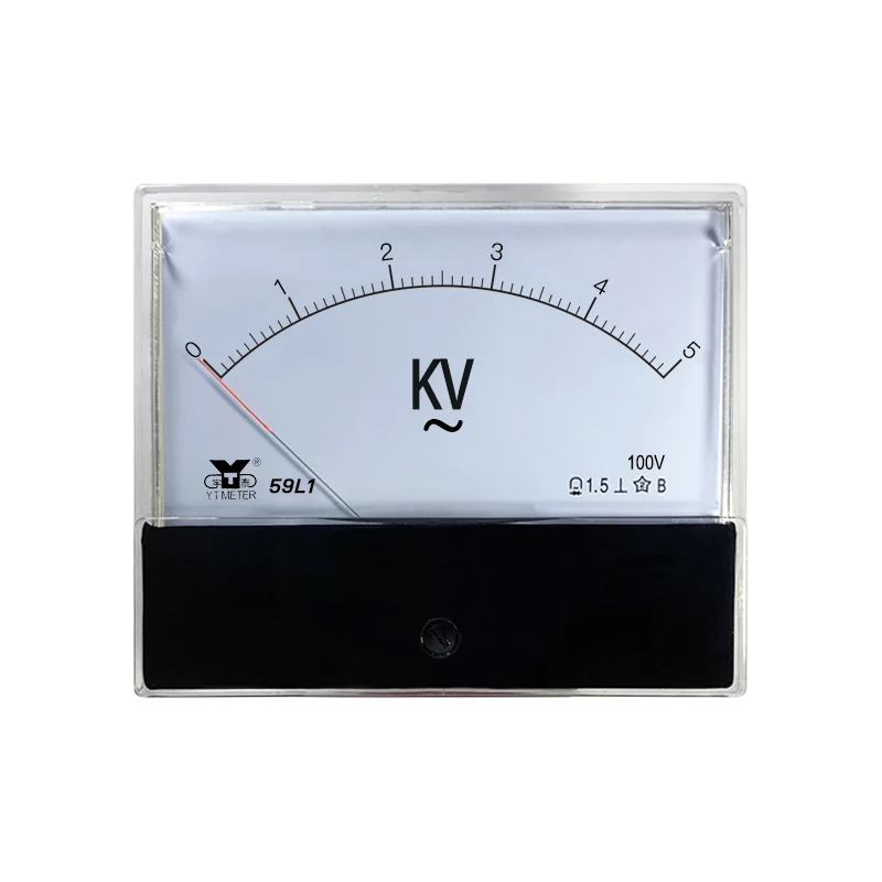 59l1 ac high voltage voltmeter 100v 5kv 10kv 12kv 25kv kV meter 100*120mm ac