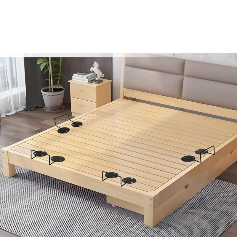 4PCS Adjust Bed Frames Retainers Bars Not Slip Mattress Grip Brackets with Mounting Hardware for Bed Frames Use 87HA