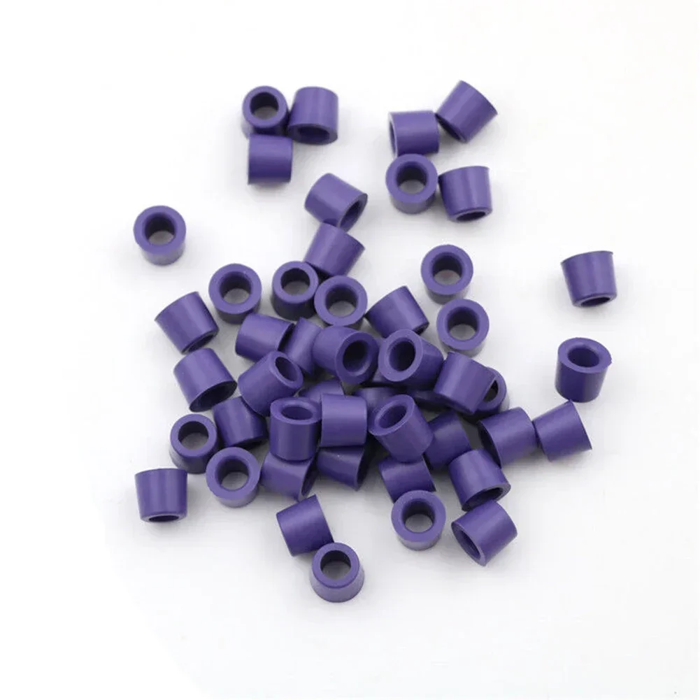 50PCS/bag Universal  Car Air Conditioning Hose Adapter Gasket Valve Purple Rubber A/c HVAC O-ring Seals Core Remover Tool Kit