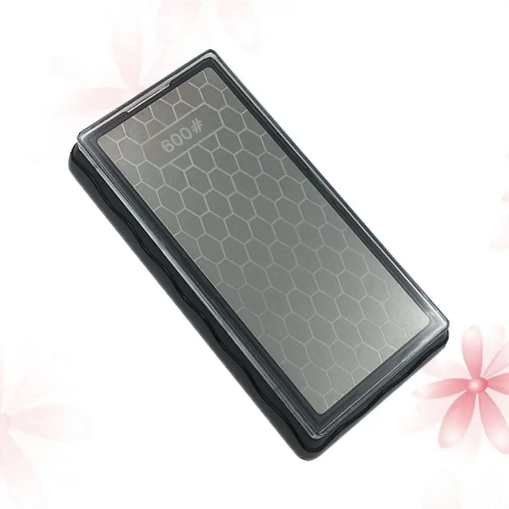 600 1200 Grit Electroplated Diamond Honeycomb Sharpening Stone for Kitchen Knives Scissors Choppers Multipurpose Sharpener Stone