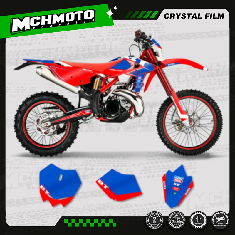 

MCHMFG Motorcycle Team Motorcycle Decal Stickers For Beta RR 2013-2017 2013 2014 2015 2016 2017250 300 350 -010