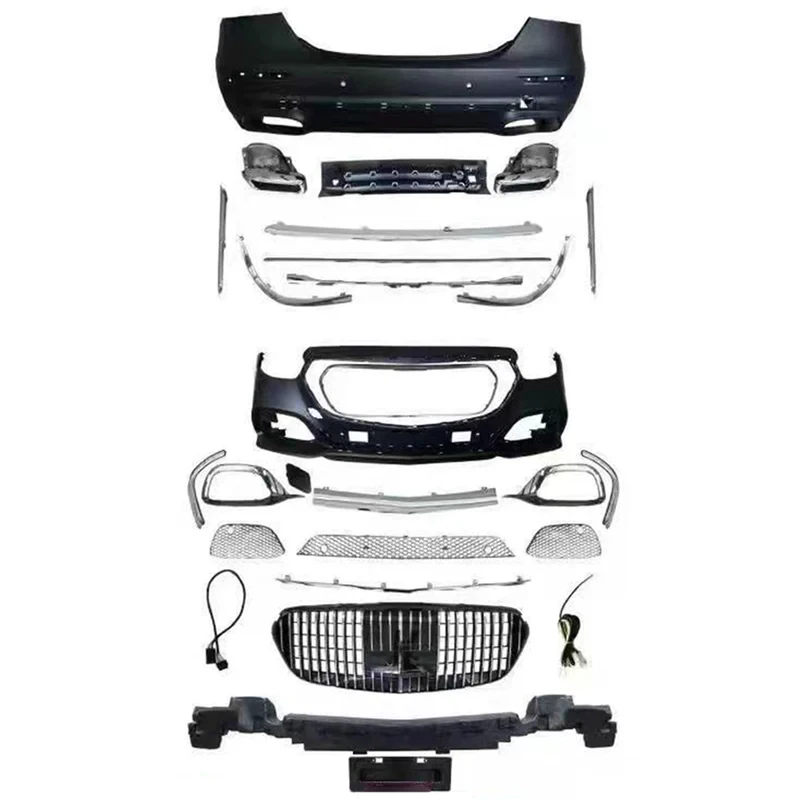 

W223 Style Body Kit E Class W213 2021 2022 Upgraded with Front and Rear Bumper