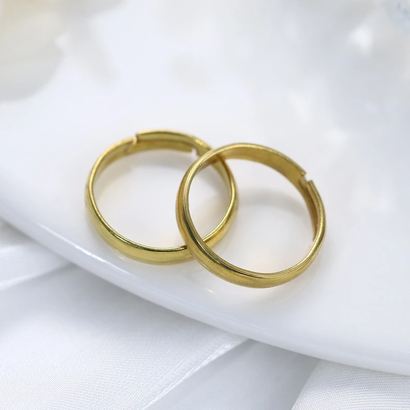 BoYuTe(100個/ロット)真鍮製調整可能なオープンリン - Ring Set Adjustable のレビューと価格