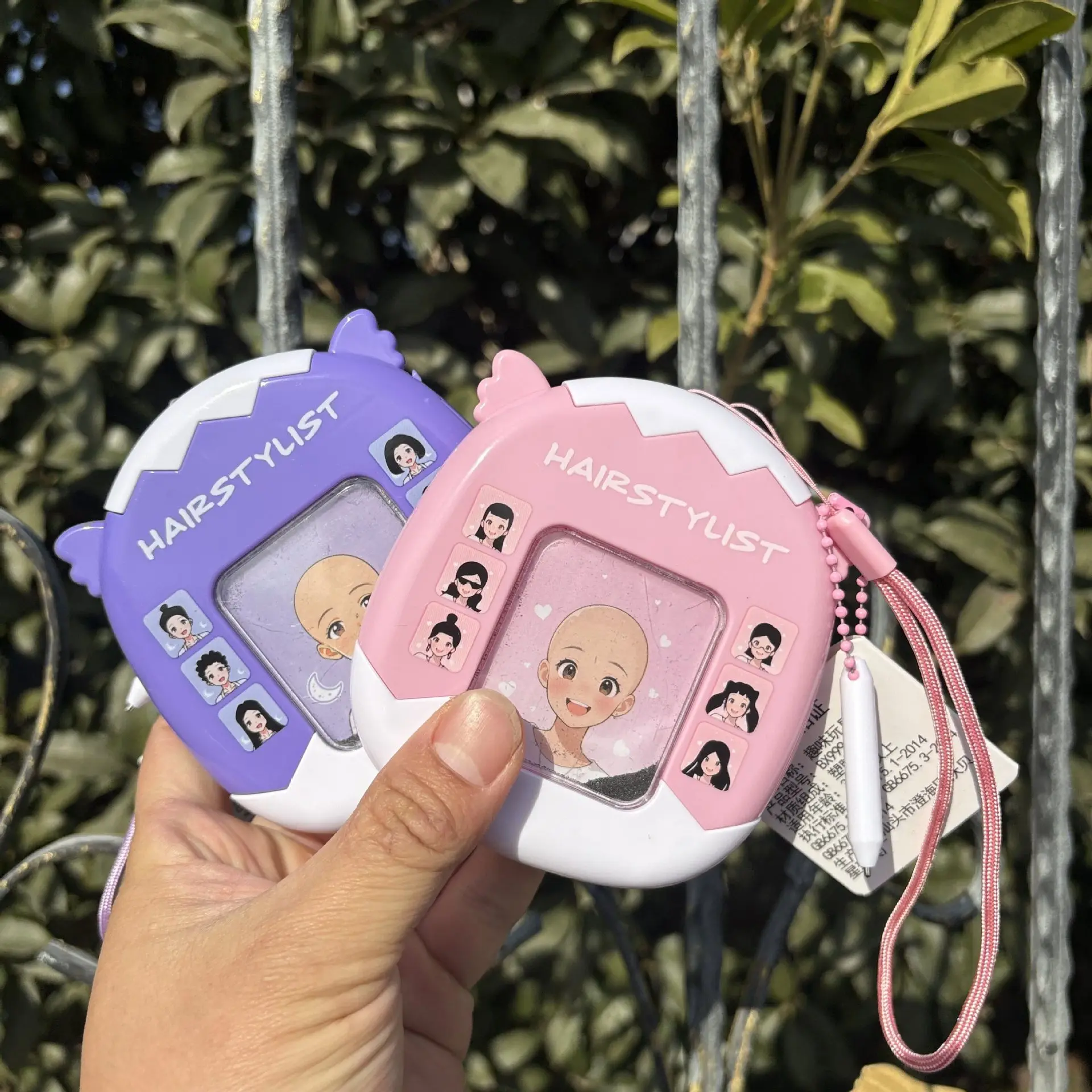 Fidget DIY Hair Style Keychain Funny Creative Magnetic Drawing Painting Board Parent-Child Interaction Kids Magnetic Art Board