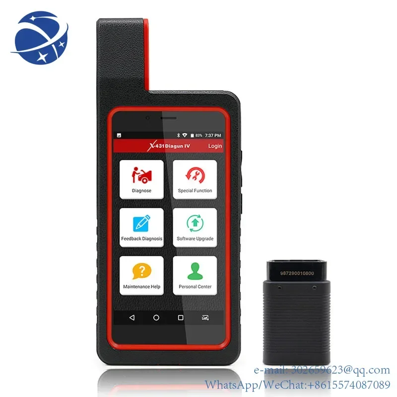 

yyhc LAUNCH X431 Diagun IV Full System Auto Diagnostic Tool WIFI OBD2 Scanner As X-431 Pro Mini Set Adapters