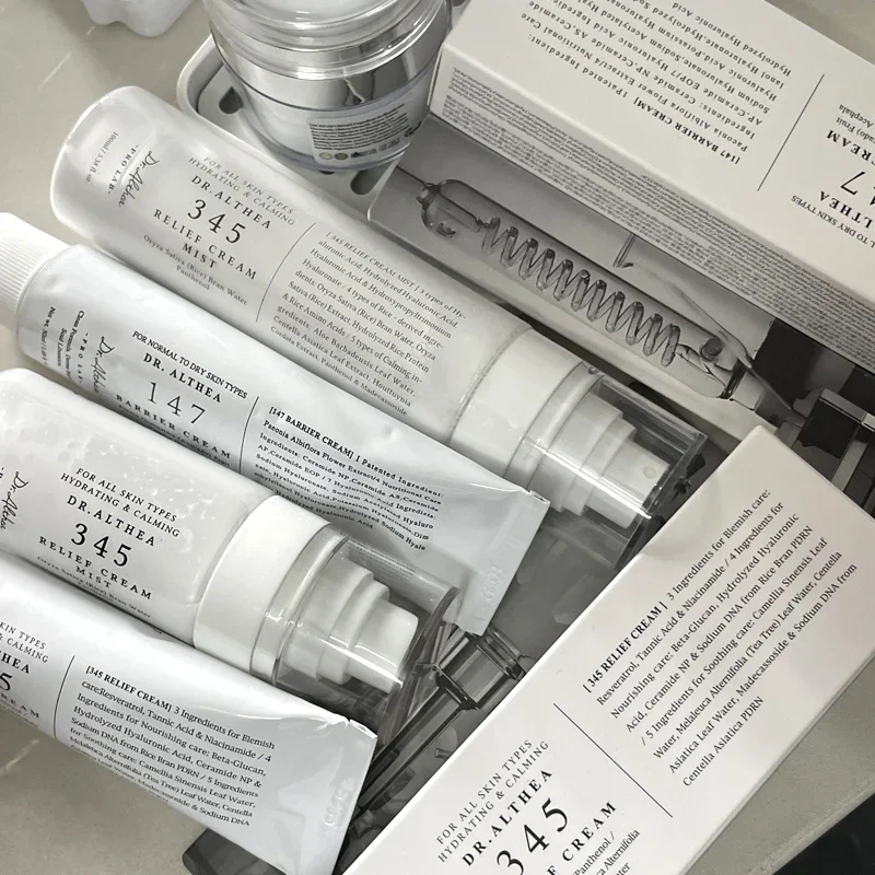 Dr.Althea 345 Relief Cream Mist Facial Spray for All Skin Types Rice Extract Panthenol Calming Skin Care Moisturizer Face Repair