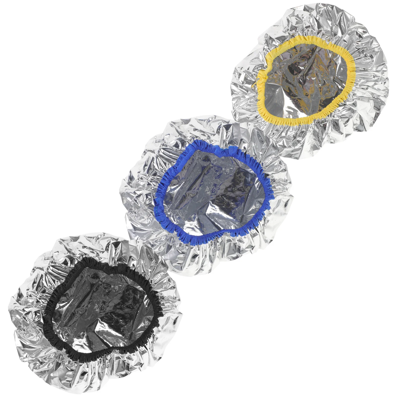 

3 шт., комплект шапочек для ухода за волосами, шапочки для выпечки в салоне, термокондиционирование, шапка из алюминиевой фольги для глубокого кондиционирования масла