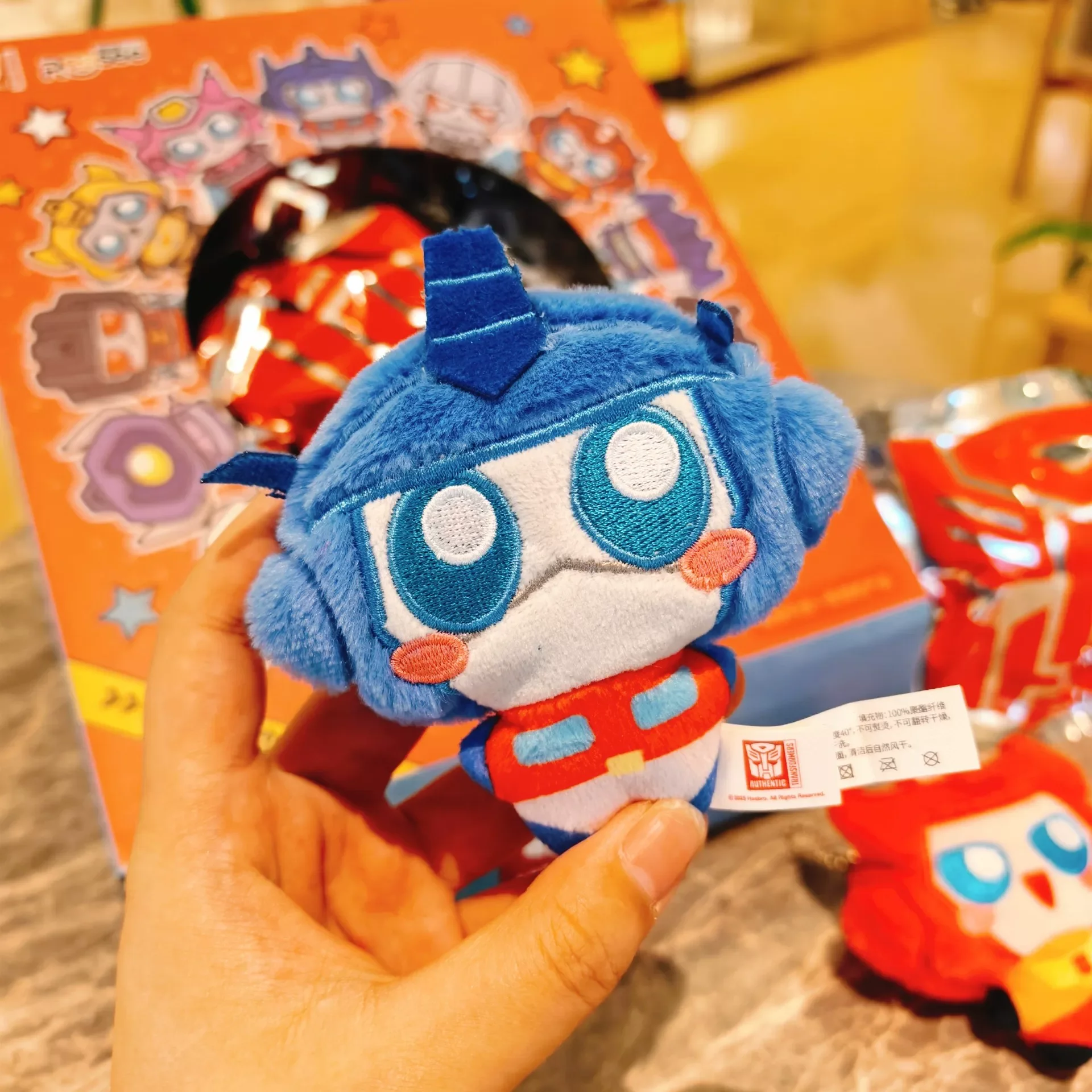 

Transforming Optimus Prime Megatron Shockwave Blind Box Plush Doll Toy Random Action Figure Collectible for Fans Birthday Gift