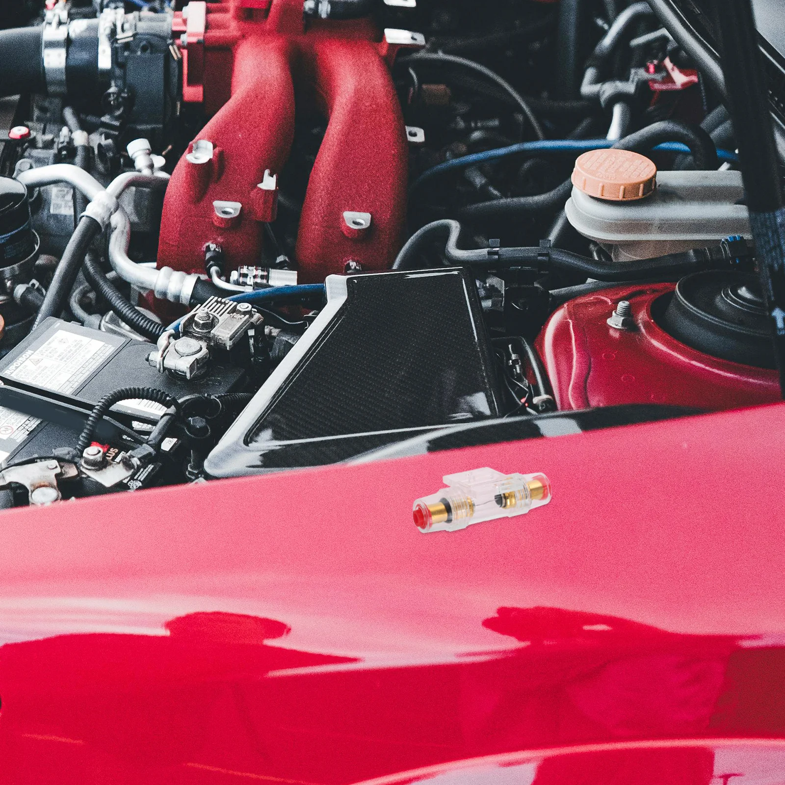 

Agu Fuse Holder 80A 4-8 Gauge Transparent Tube Car Audio Power Fuse Block Inline Circuit Breaker For Automotive Stereo System