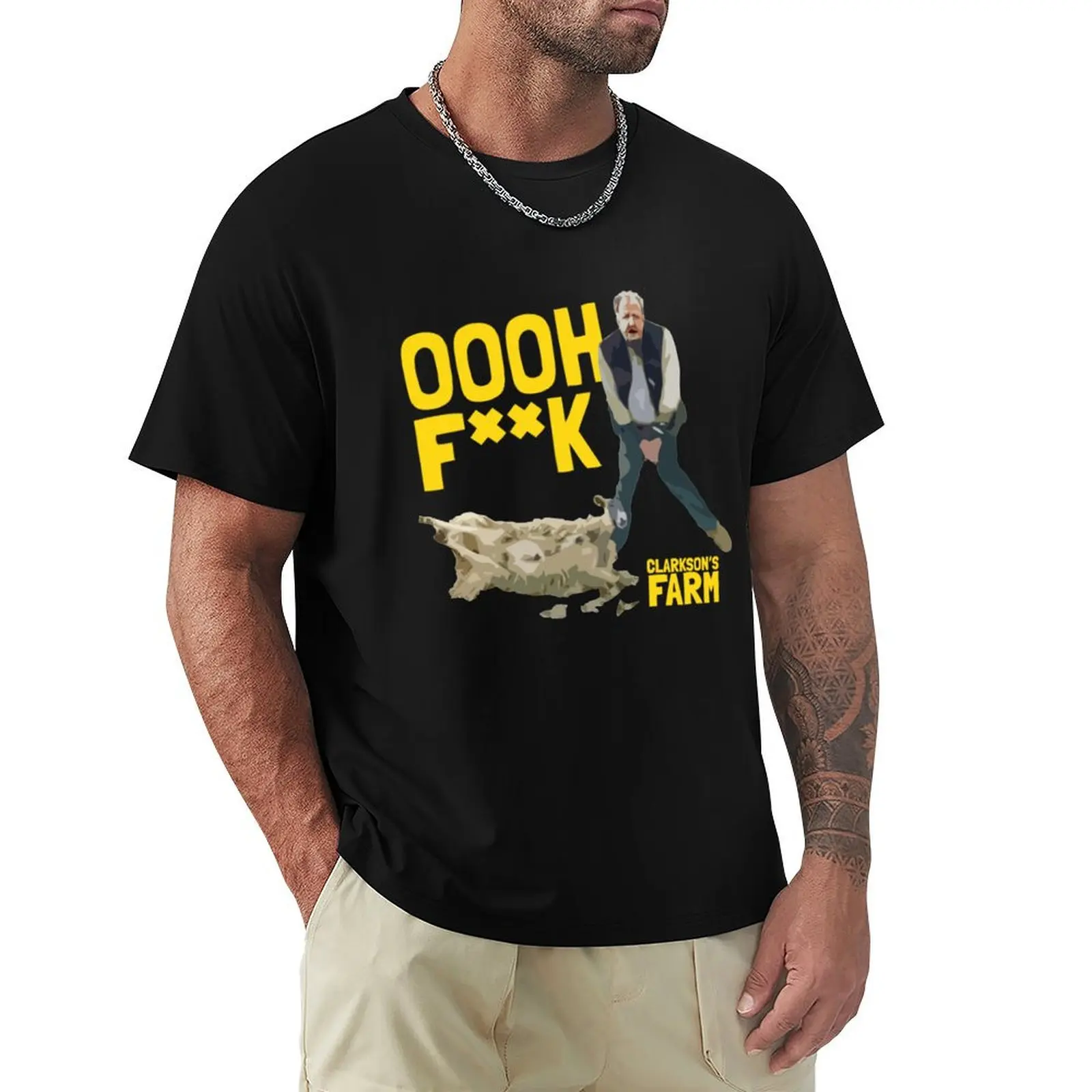 Clarkson_s Farm - Oooh Fk T-Shirt customizeds cheap stuff t shirts for men graphic