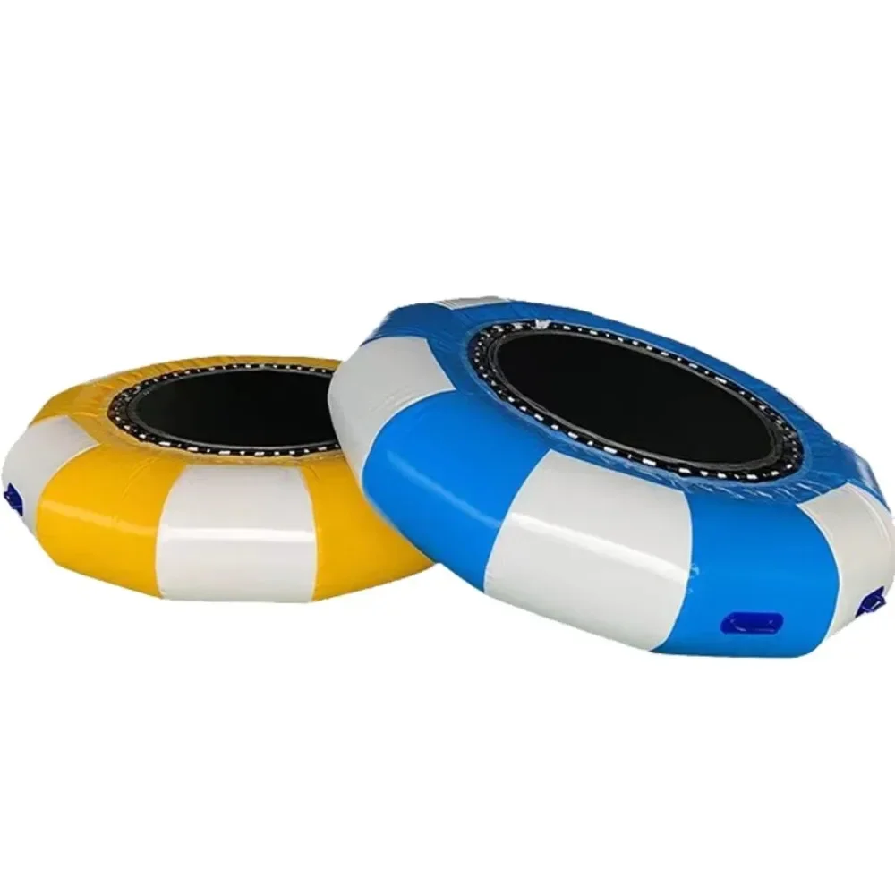 Thickened  PVC Inflatable Water Trampoline Bouncer Swimming Pool Floating Jumping Bed Water Park Outdoor Park for Children