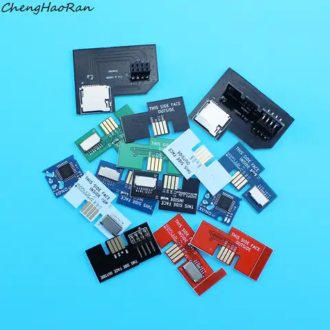 NGC SD2SP2 PRO 어댑터 SD 카드 리더기(부팅 디스크 포함) 미니 DVD 및 Xeno GC 칩 호환 교체 부품 1개