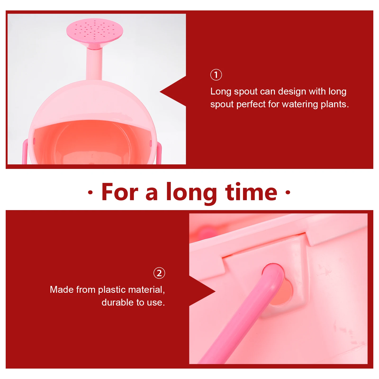 

Plastic Watering Can Flamingo Shape Long Spout For Indoor Outdoor Plants Succulents Garden Tool Watering Pot Gardening Kettle