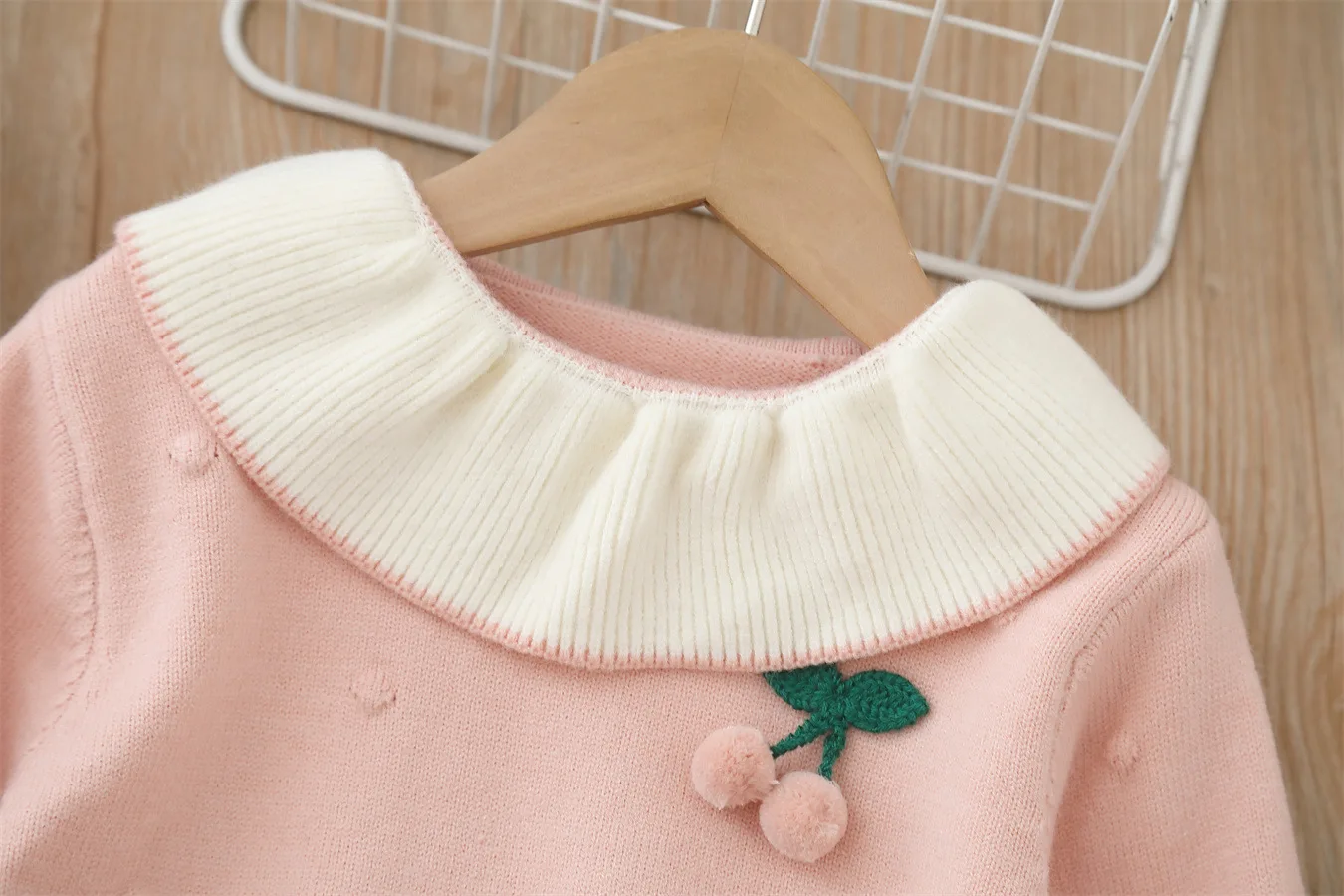 Girls Knitted Dresses Spring Autumn 2024 Children Woolen Jersey Sweaters Dress For Baby Princess Party Clothing Kids Outfits 6Y image 5