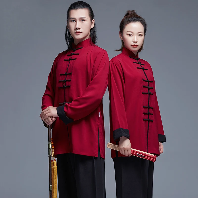 2026 Men's & Women's Spring Autumn New Chinese Style High-end Cotton Tai Chi Uniform - Performance & Practice