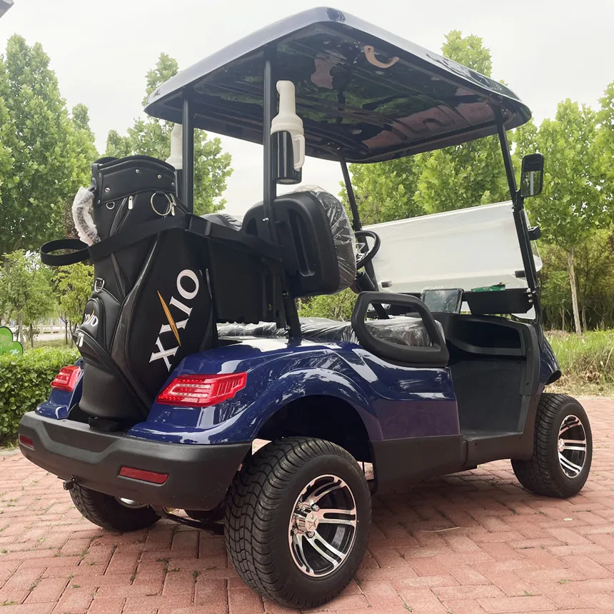 Extreme Deluxe Edition Electric Golf Cart 12-inch Off-road Tires Electric Vintage Golf Classic Car Smart Design golf push cart