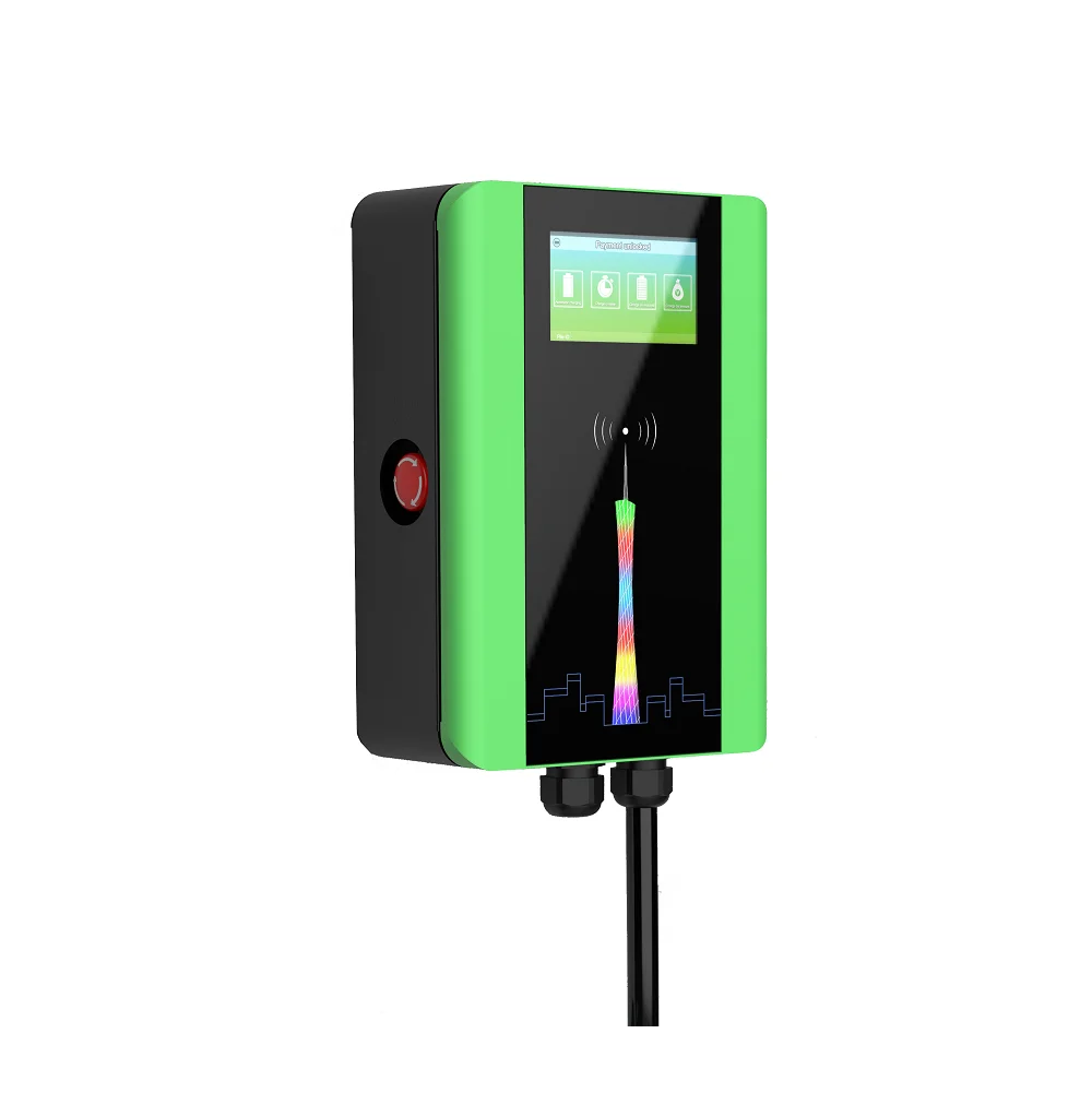 Single-Phase Single Shot 400vac Car Fast Charger Ac / Dc Wallbox 11kw Wallbox Ev Charging Station