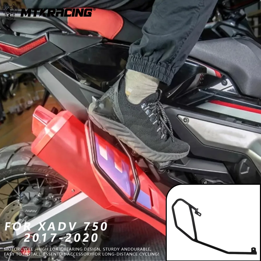 

MTKRACING For HONDA XADV 750 2017-2020 Motorcycle Exhaust Muffler Pipe Guard Bumper Collision Rod