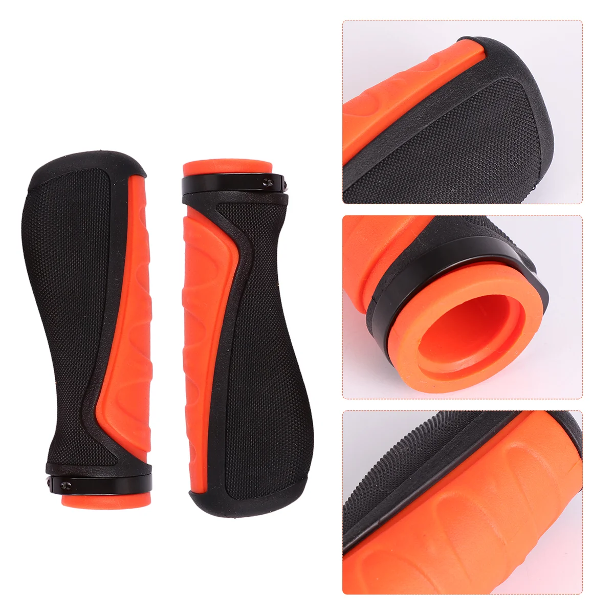 

2 Pcs Handlebar Cover Bars for Bicycles Mini Bike Grips Human Body Covers Cycling